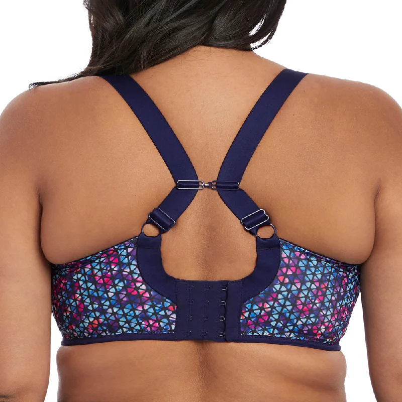 Elomi Energise UW Sports Bra - Navy Geo