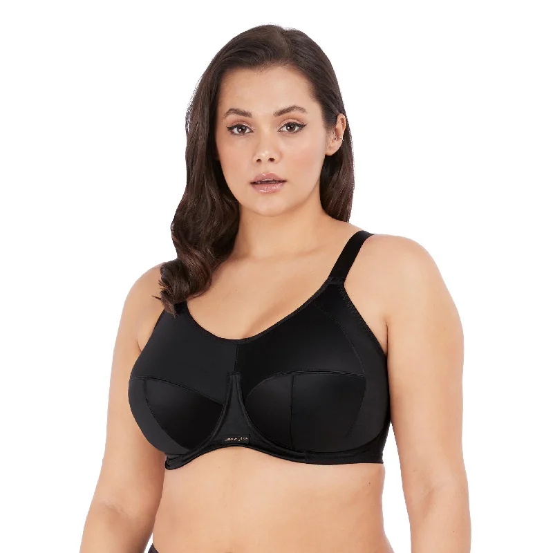 Energise Black Sports Bra by Elomi