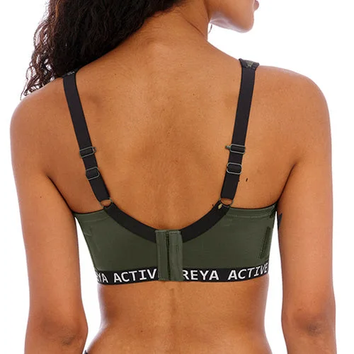 Freya Dynamic Wire-Free Soft Cup Sports Bra - Khaki