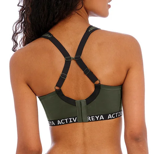 Freya Dynamic Wire-Free Soft Cup Sports Bra - Khaki