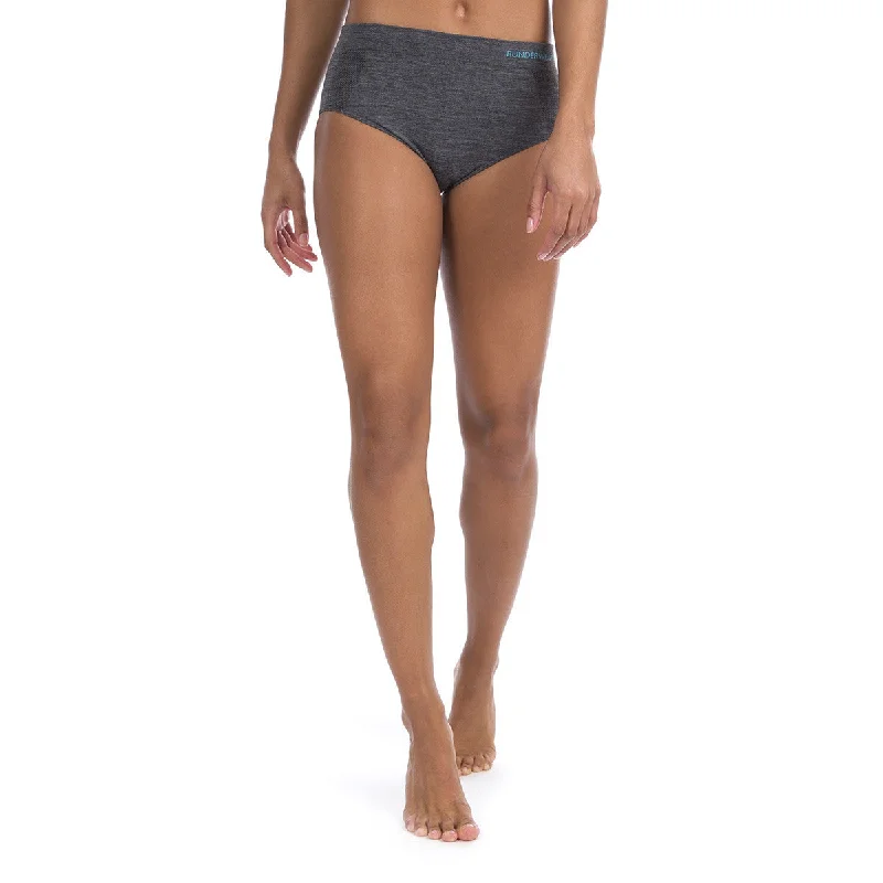 Merino Women's Runderwear Briefs - Grey