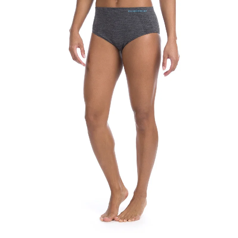 Merino Women's Runderwear Briefs - Grey