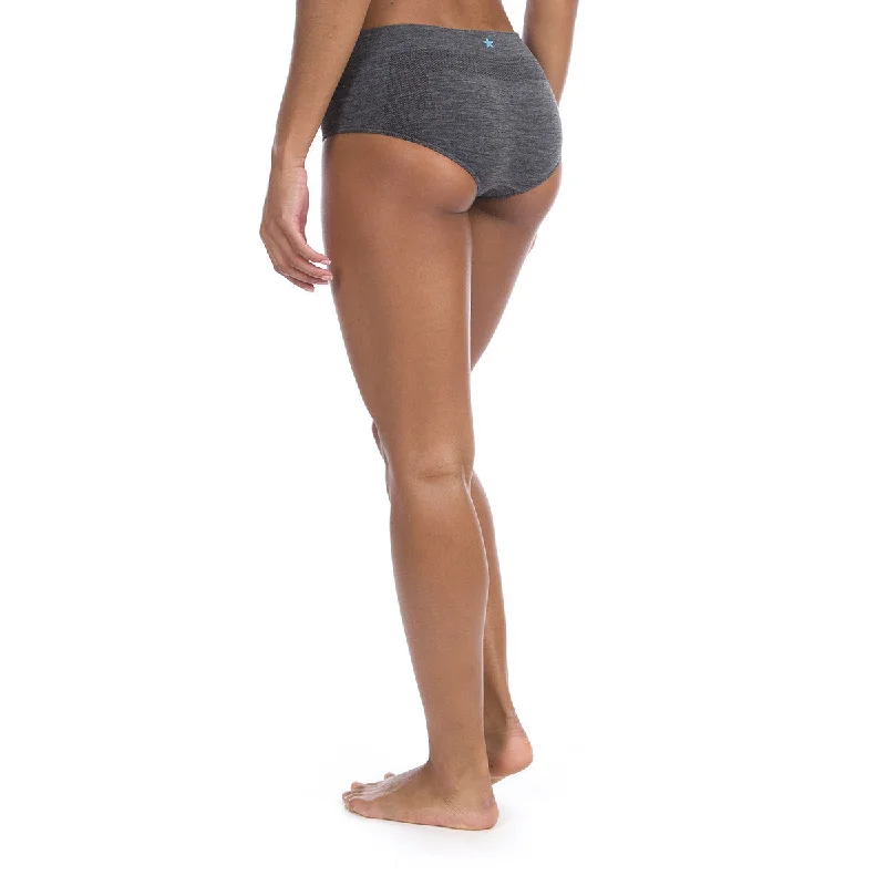 Merino Women's Runderwear Briefs - Grey