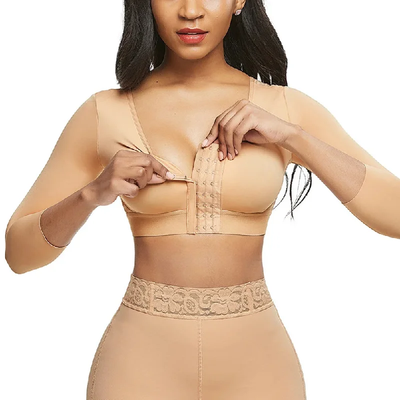 Queen Size 3/4 Sleeve Shapewear Bra