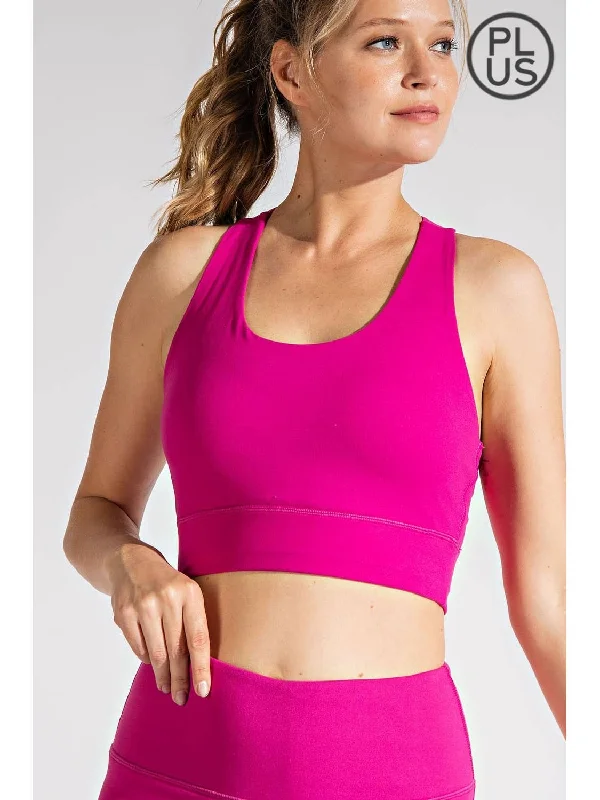 Raspberry Sports Bra