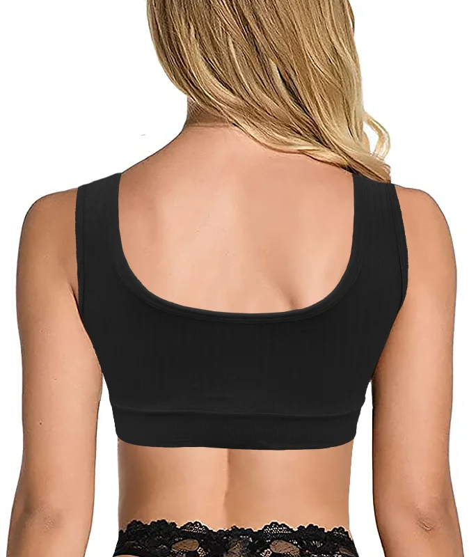 Women's Sports Bra Yoga Fitness Gym Workout Activewear Comfy Removable Pads Sportswear