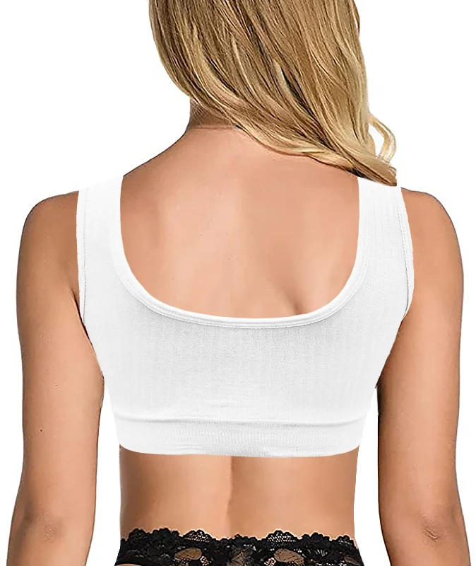 Women's Sports Bra Yoga Fitness Gym Workout Activewear Comfy Removable Pads Sportswear